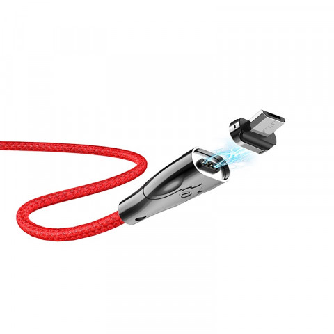 Кабель Micro USB HOCO U75m Blaze Magnetic красный