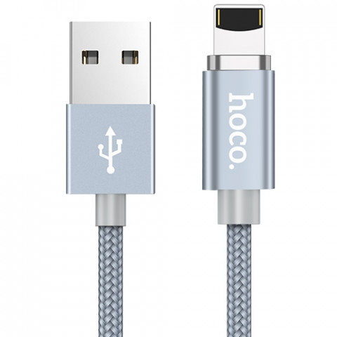 USB-кабель Lightning Hoco U40i серый