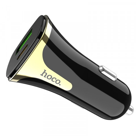 АЗУ 2 USB HOCO (Z31) QC3.0 черный