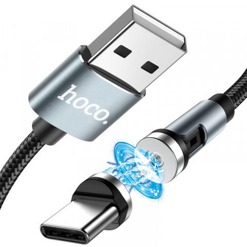 USB-кабель Type C Hoco U94a Fresh Magnetic черный