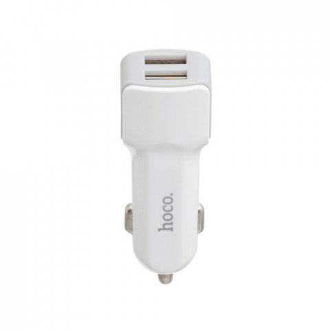 АЗУ 2 USB HOCO (Z23) 2,4A белый