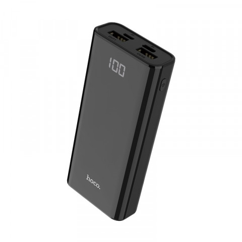 Портативный аккумулятор Hoco 10000 мАч J45 Black 2 USB 2A Black