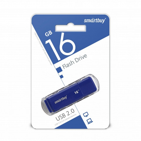 USB-накопитель SmartBuy 16Gb Dock синий