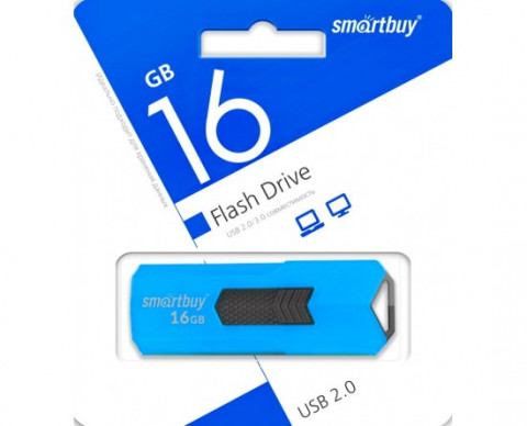 USB-накопитель SmartBuy 16Gb Stream синий