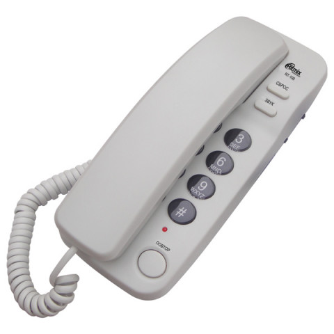 Шнуровой телефон Ritmix RITMIX RT-100 grey