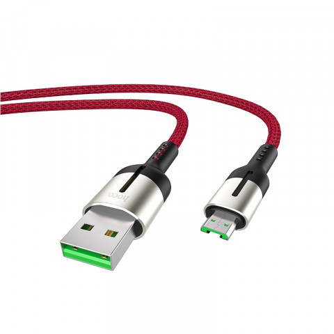 Кабель Micro USB HOCO U68m 4A красный